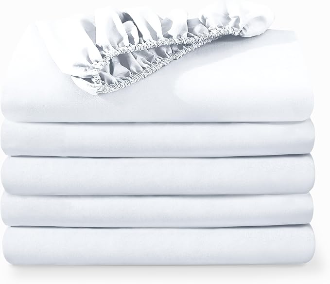 Bare Home 5-Pack Fitted Bottom Ultra-Soft Sheets Queen by BareHome