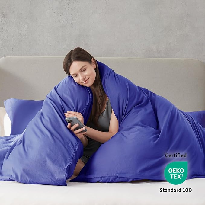 Nestl Royal Blue Duvet Cover Queen Size - Image 3
