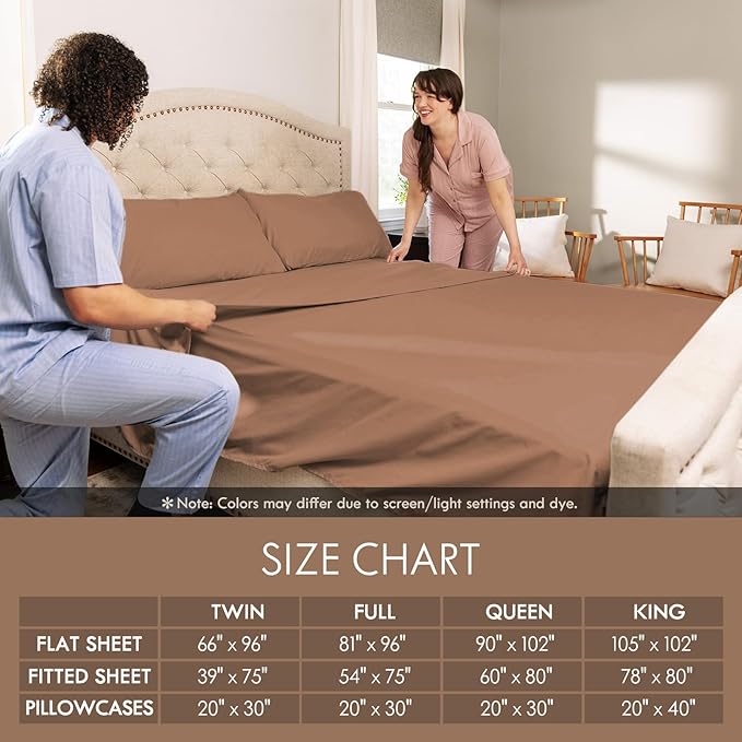 ClevaHome Full Size Sheet Set - Image 7