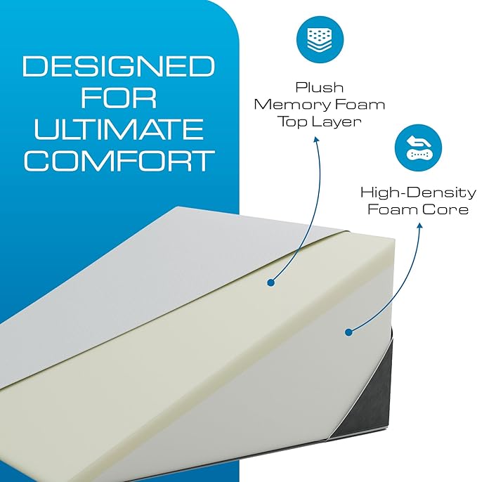 Kolbs Bed Wedge Pillow for Sleep Apnea, FSA Eligible Acid Reflux, and Back Pain - Image 3