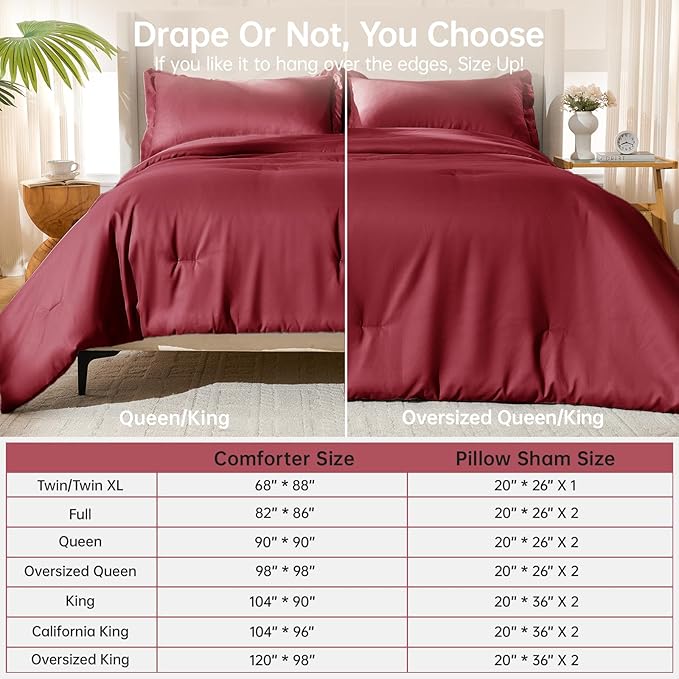 MUXHOMO Full Comforter Sets, All Season Ultra Soft Down Alternative Bedding - Image 8