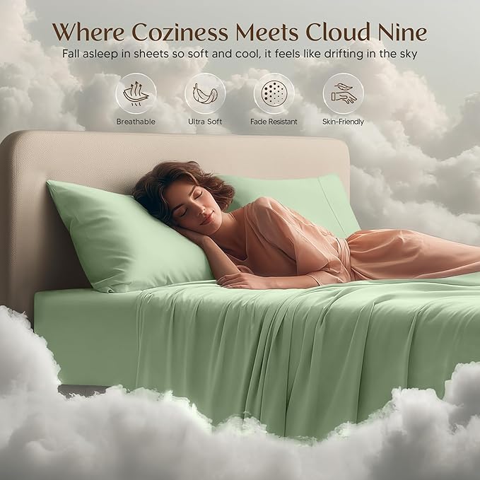 Utopia Bedding California King Size Sheet Set – 4 Piece Bed Sheets, Soft and - Image 7