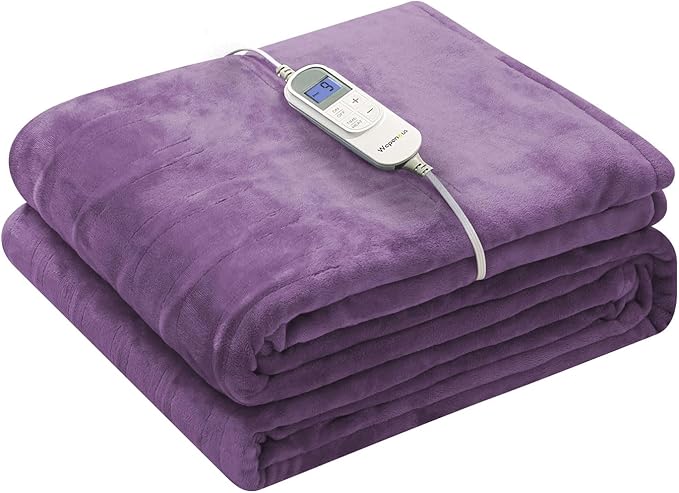Wapaneus Heated Blanket Electric Full Size 72"x84" by Wapaneus