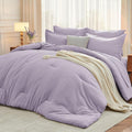 MUXHOMO 7 Pieces Queen Comforter Set, Soft Bed in a Bag Queen Size, All Season by MUXHOMO
