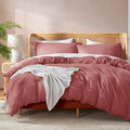 Nestl Pink Clay Duvet Cover Full Size by Nestl