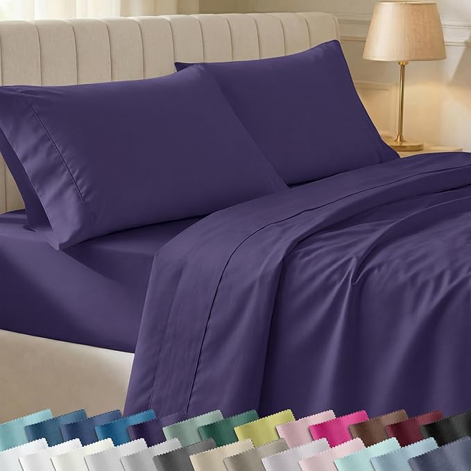California Design Den Soft Full Size Cotton Sheet Sets, 400 TC Good by CaliforniaDesignDen