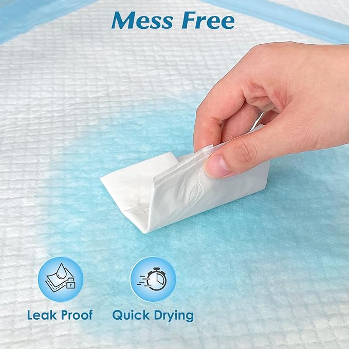 50 Count 36" x 36" Super Absorbency Disposable Underpads - Image 4