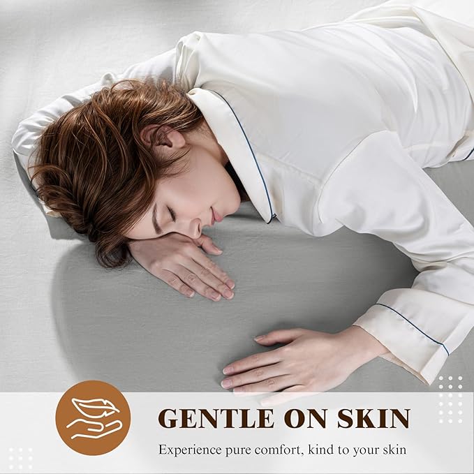 SONORO KATE 100% French Linen Fitted Sheet - Image 6