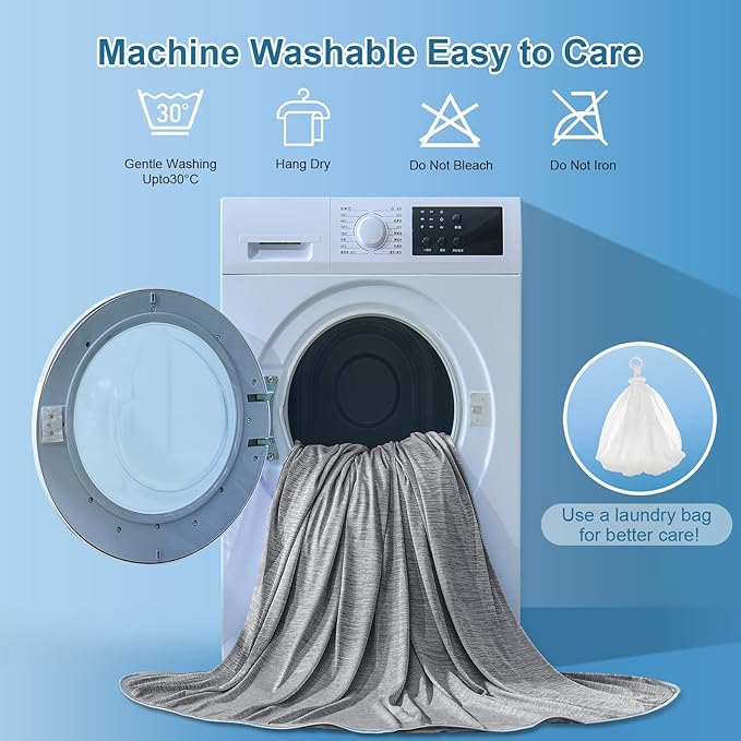 KMUSET Cooling Blanket, Double Sided Summer Cooling Blankets - Image 7