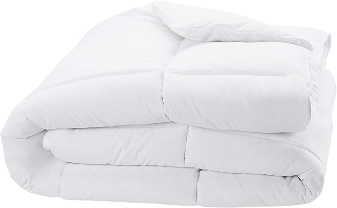 Amazon Basics Soft White Down Alternative Comforter and Duvet Insert - Image 2