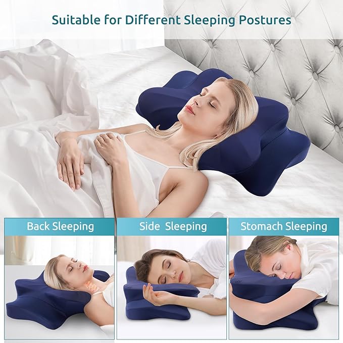 DONAMA Cervical Pillow for Neck and Shoulder Pain Relief, Cooling Contour - Image 2