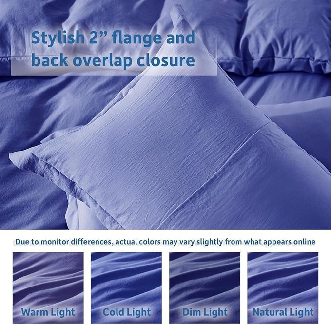 Nestl Royal Blue Duvet Cover Queen Size - Image 8