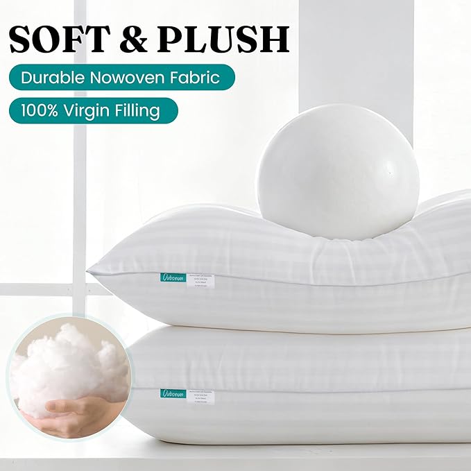 Oubonun 14 x 36 Throw Pillow Inserts, Firm and Fluffy Decorative Pillows - Image 2