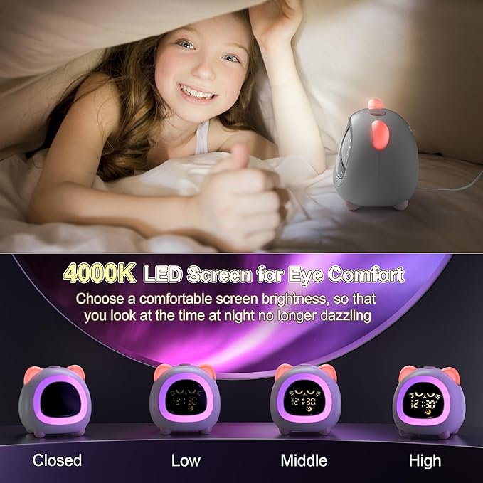 ANALOI Alarm Clock for Kids, Ok to Wake Clock for Kids - Image 7