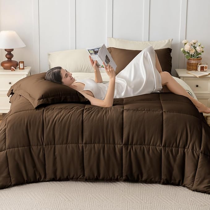 JOLLYVOGUE Full Comforter Set, Ultra-Soft Bed in a Bag Full Size 7 Pieces - Image 7