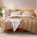 Nestl Mocha Brown Duvet Cover King Size by Nestl