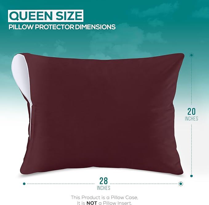 Utopia Bedding Premium 100% Waterproof Pillow Protectors - Image 2