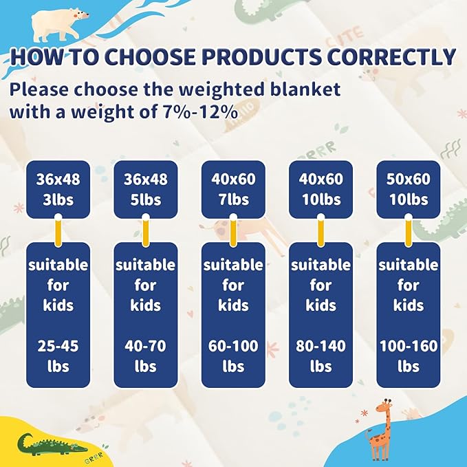 anfie Weighted Blanket Kids, Weighted Blanket Cooling Blanket - Image 6