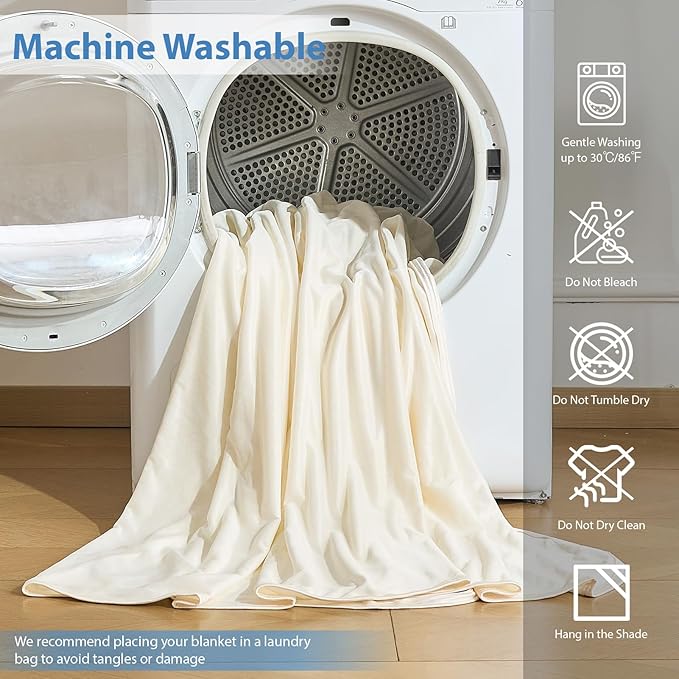 OIGAE Cooling Blanket for Hot Sleepers - Image 7