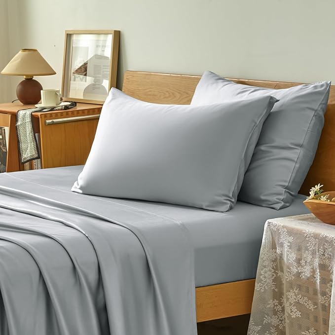Homiest Cooling Pillow Cases Standard Size Set of 2, 100% Rayon Derived from - Image 2