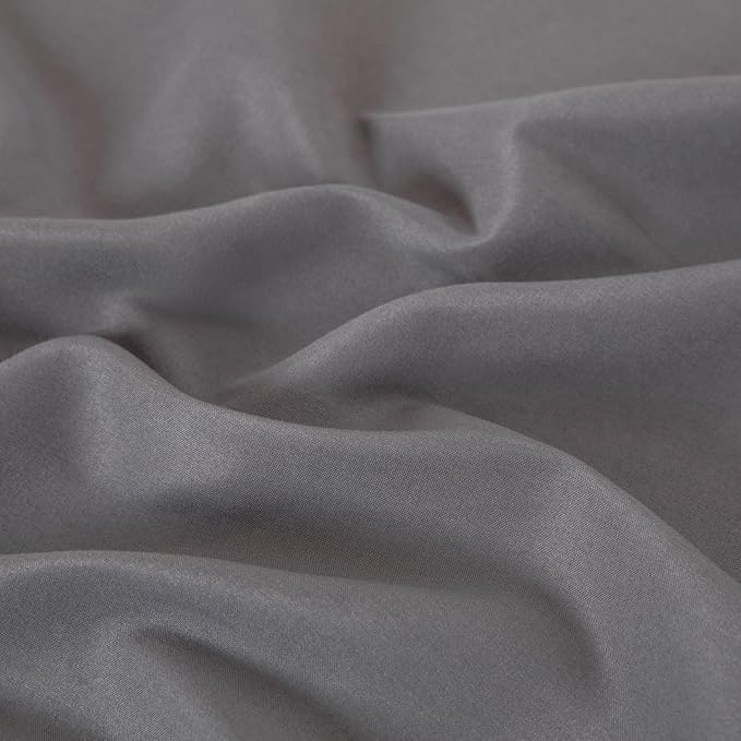 Queen Flat Sheet Only， 90x102Inch Dark Gray - Image 6