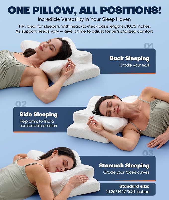Sleep Doctor Approved Cervical Neck Pillow - Image 7