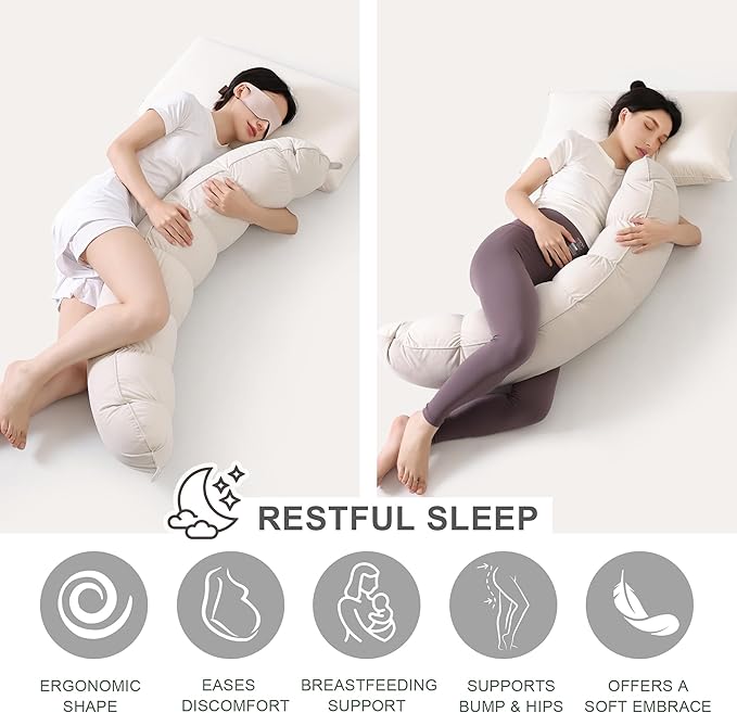 Peallow – Long Round Body Pillow - Image 5