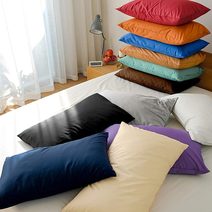 FLXXIE Pillow Cases Queen, Soft Microfiber Pillow Covers - Image 2