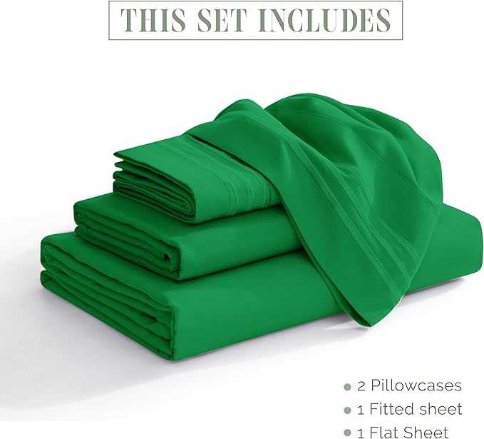 Elegant Comfort Luxurious 1500 Premium Hotel Quality Microfiber Three Line - Image 3