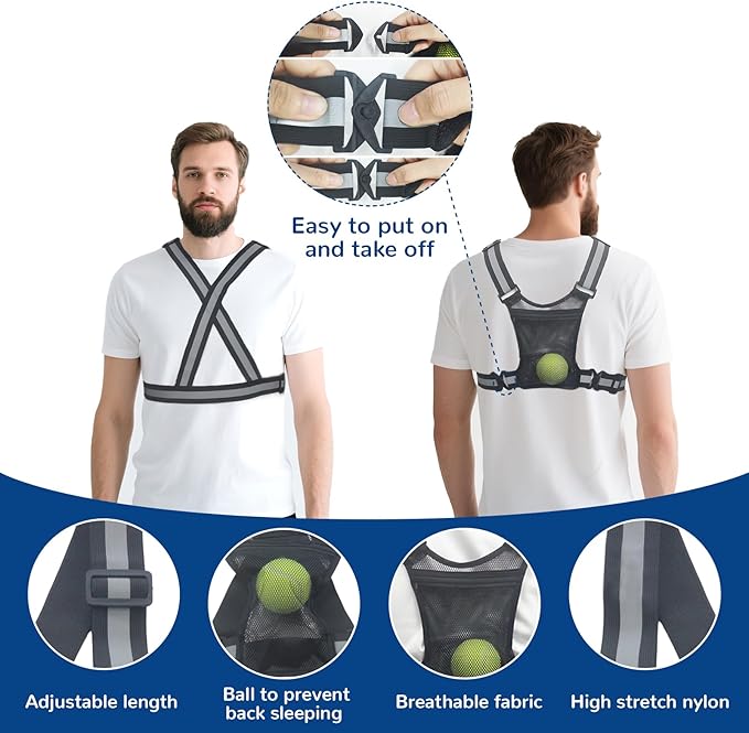 Sleep Position Trainer, Adjustable Side Sleeping Position Training Vest - Image 3