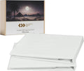 100% Egyptian Cotton Pillow Cases, King Size Pillow Cases Set of 2, Sateen Weave by CaliforniaDesignDen