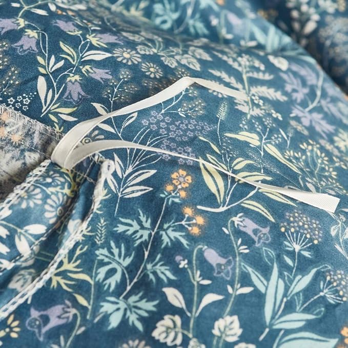 mixinni Small Blue Flower Duvet Cover Twin XL Teen Girls Floral Duvet Comforter - Image 5