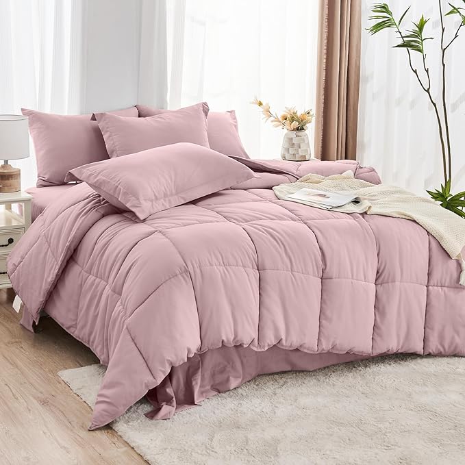 JOLLYVOGUE King Comforter Set, Ultra-Soft Bed in a Bag King Size 7 Pieces - Image 8