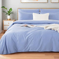 NEXHOME PRO King Duvet Cover Set, 100% Washed Cotton by NEXHOMEPRO