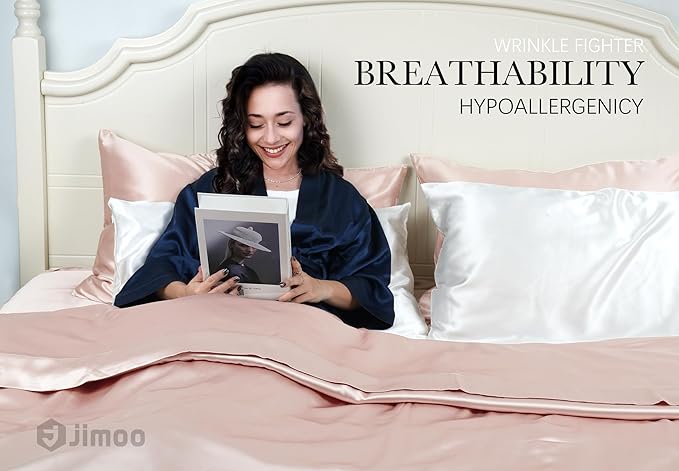100% Mulberry Silk Pillowcase for Hair and Skin, 22 Momme Pure Natural Silk - Image 7
