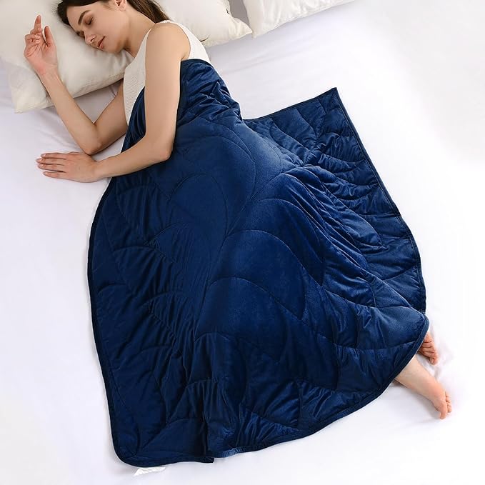 Kaisa Weighted Blanket for Adults, Soft Weighted Lap Blanket Machine Washable - Image 6