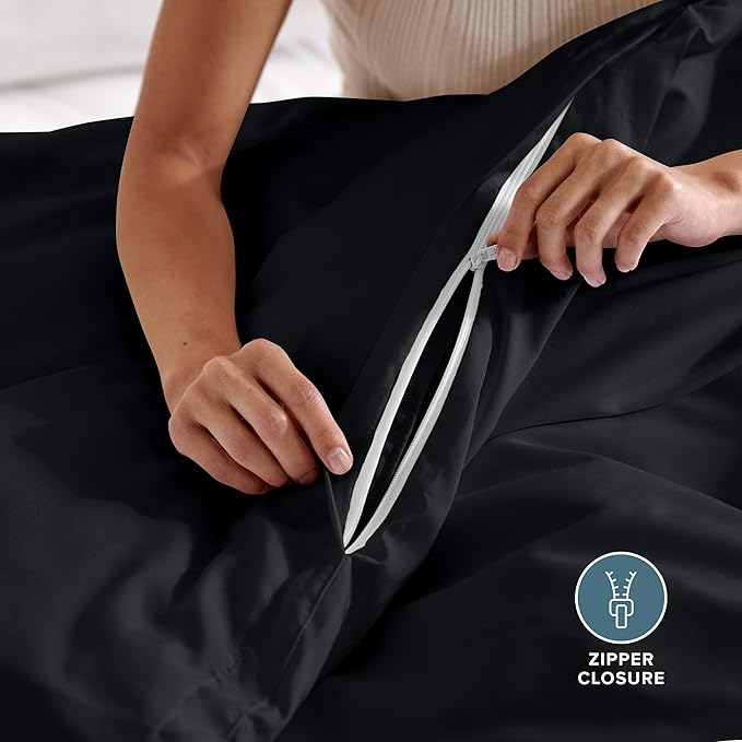 Bare Home Bedding Duvet Cover Oversized Queen Size - Image 6