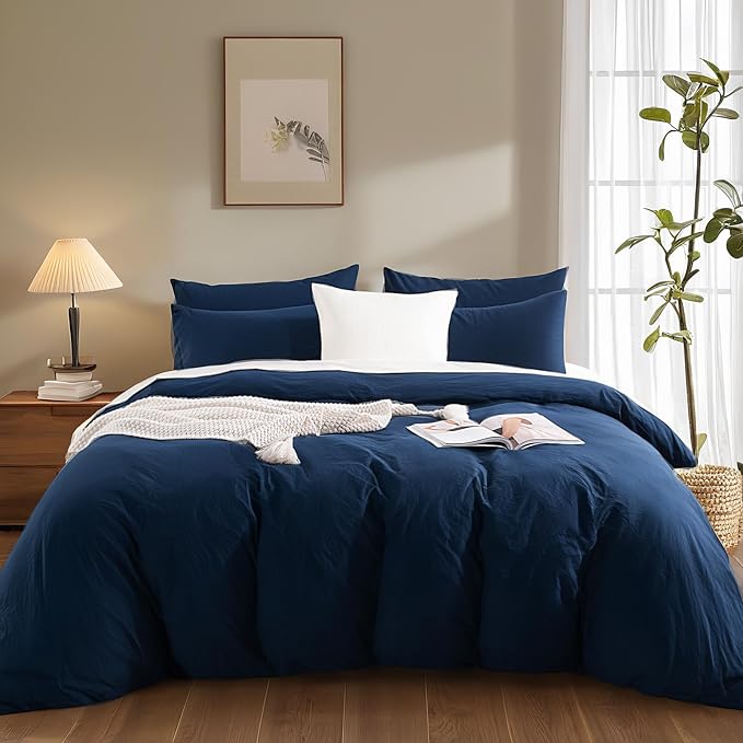 NEXHOME PRO Full Duvet Cover Set, 100% Certified Organic Cotton - Image 2