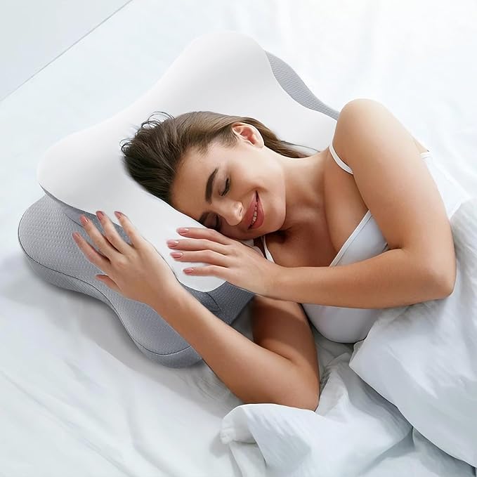 Cervical Pillow for Neck Pain Relief, Cooling Contour Memory Foam Pillows - Image 6