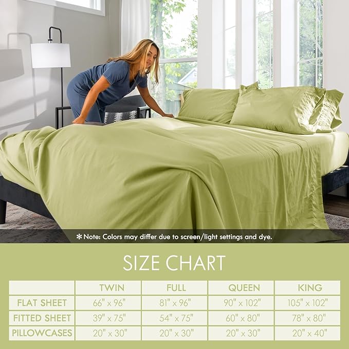 ClevaHome Twin Size Sheet Set - Image 5