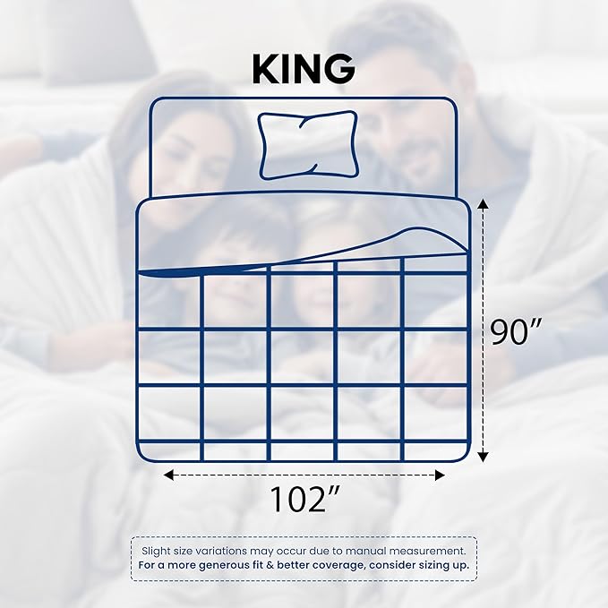 Utopia Bedding Comforters King Size, All Season Duvet Insert, Down Alternative - Image 2