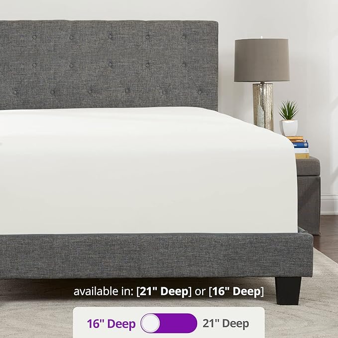 DeaLuxe California King Fitted Sheet Deep Pocket - Image 3