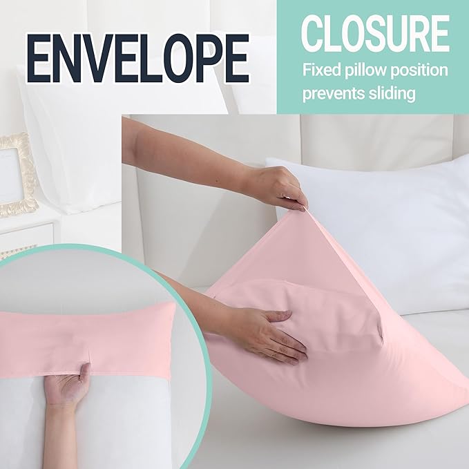 ZPECC Pillow Cases Standard Size Set of 12, 20x26 Envelope Closure Pillowcases - Image 5