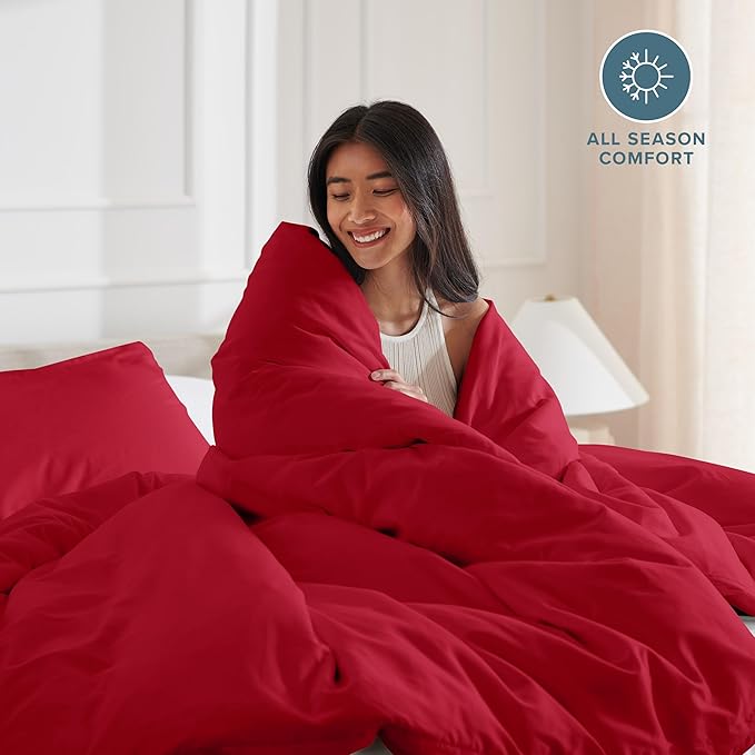 Bare Home Bedding Duvet Cover Oversized Queen Size - Image 3