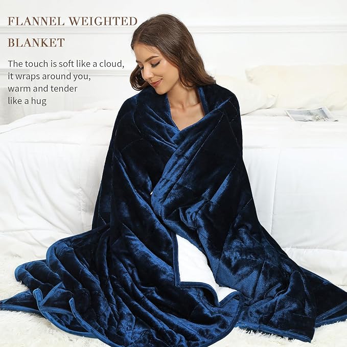 Alomidds Twin Size 12lbs, Weighted Blanket - Image 4