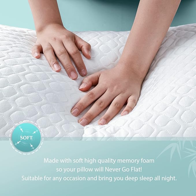Rainmr Extra Thick Body Pillow Memory Foam – Long Pillow - Image 7