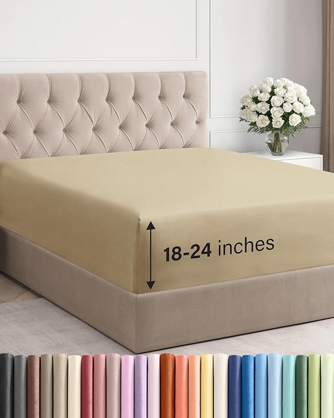 Extra Deep Full Fitted Sheet by CGKUnlimited