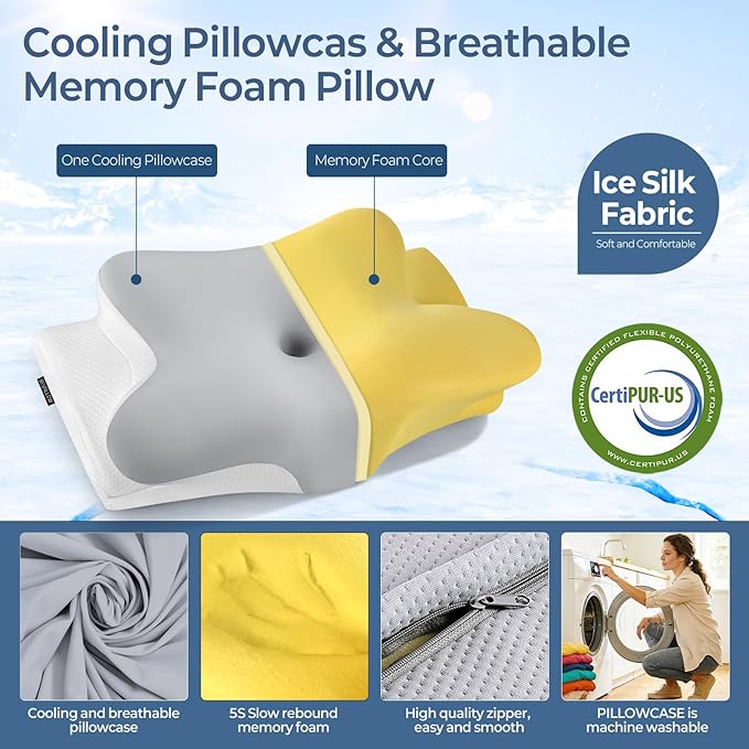 Cervical Neck Pillow for Pain Relief - Image 3