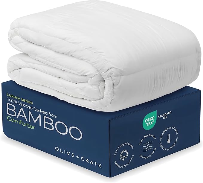 Olive + Crate Cooling Oversize King Size Comforter by OliveCrate