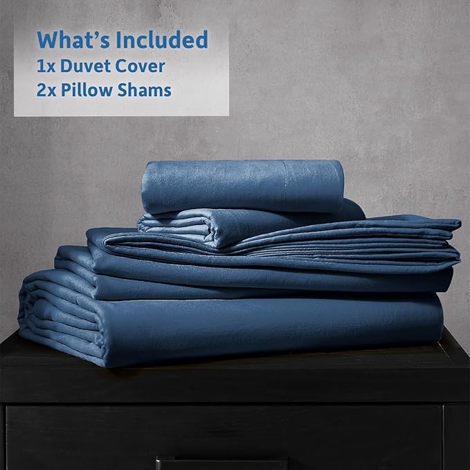 Nestl Navy Blue California King Duvet Cover Sets - Image 9
